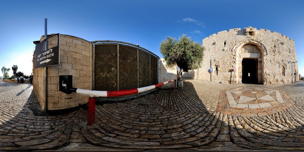 שער ציון סיור וירטואלי בירושלים 360