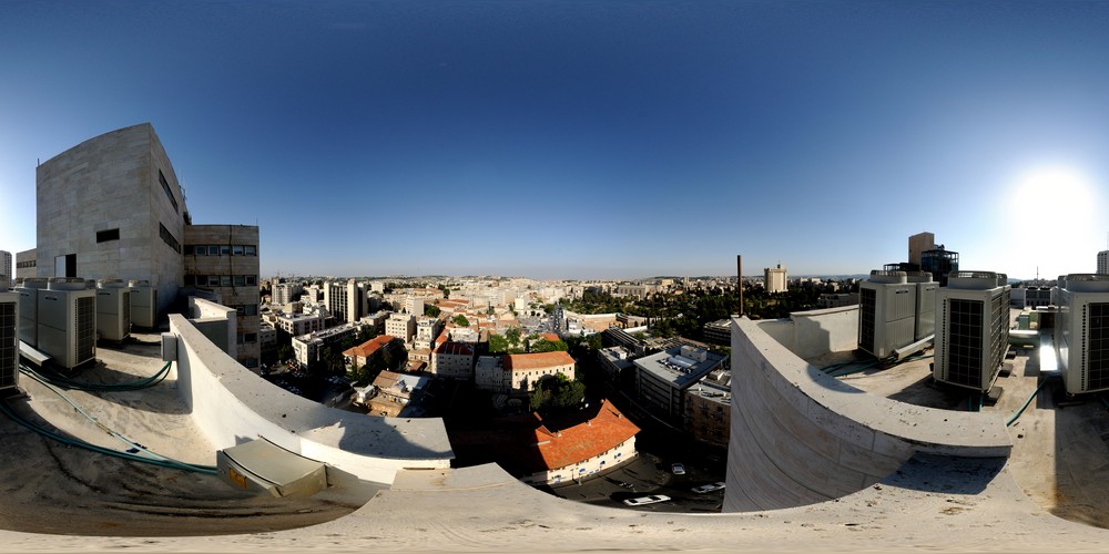 תצפית גג מלון מגדל ירושלים, סיור וירטואלי בירושלים 360