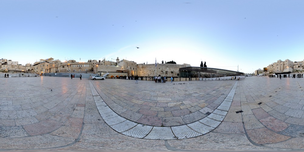 רחבת הכותל, סיור וירטואלי בירושלים 360