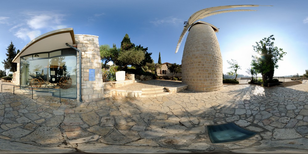 הכרכרה של מונטיפיורי, סיור וירטואלי בירושלים 360