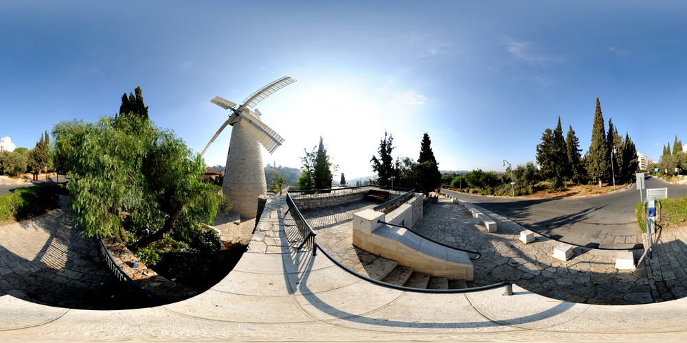 טחנת הרוח, סיור וירטואלי בירושלים 360